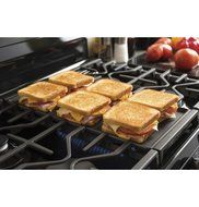 GE JGB860DEJBB 30" Black Gas Sealed Burner Double Oven Range - Convection N4