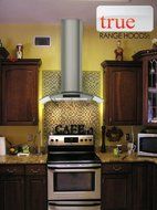 36" Stainless Tempered Glass Range Stove Cooker Hood N2