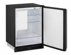U-Line U1224RFB00B 24&quot; 1000 Series Built In Counter Depth Compact Refrigerator with 5.7 cu. ft. Capacity, in Black N2