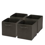 Honey-Can-Do SFT-01762 Kids Storage Bins, Soft and Foldable Organizers, Pink N5
