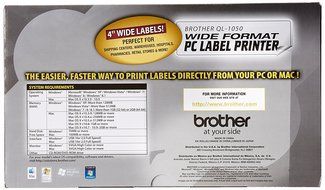 Brother QL-1050 Wide Format PC Label Printer N6