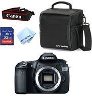Canon EOS 60D (Body Only) + Al&rsquo;s Variety Deluxe Gadget Bag + 32GB Bandwidth Memory Card + Al&rsquo;s Variety Premium...