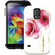 TRIDENT AG-SSGXS5-WT010 Samsung(R) Galaxy S(R) 5 Aegis(R) Series Case (Red Poppies) consumer electronics