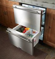 Marvel 60RDE-BS-F 24-inch Undercounter Refrigerated Drawers, Stainless Steel N2