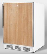Summit AL752LBLBIFR 24&quot; Compact All-Refrigerator with 5.5 cu. ft. Adjustable Glass Shelves Automatic Defrost ADA...