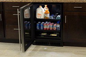 Marvel ML24BCG1LS Beverage Center with Door Left Side Hinge, 24", Stainless Steel