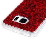 Badalink Galaxy S7 Case Shiny Glitter Sparkle Powder Series Shockproof Drop Protection Soft TPU Rubber Protective... N31