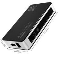 4K HDMI Switches, SENHAI 3 Ports HDMI Adapter with Pigtail Cable, Support 4K 1080P 3D UHD Blue-ray DVD, 3 HDMI... N9
