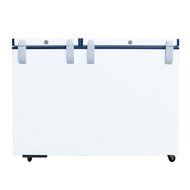 Double Door Ice Cream Chest Deep Freezer Beverages Cooler 2 Cabinet Commercial Refrigerator Office Apartment Size... N2