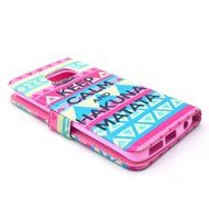 Galaxy S6 Edge Case, Firefish Folio Flip Premium PU Leather Lovely Wallet Shell [Scratch-resistant][Kickstand]... N38