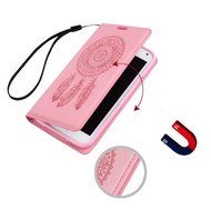 Galaxy S5 Case, YOKIRIN Printed Dream Catcher &amp; Campanula Design [Wrist Strap] Flip Folio... N39