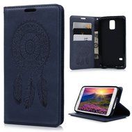 Galaxy S5 Case, YOKIRIN Printed Dream Catcher &amp; Campanula Design [Wrist Strap] Flip Folio... N41