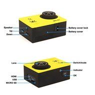 4K Action Camera F60 Allwinner V3 4K/30fps 1080P/60fps 720P/120fps WiFi 2.0inch 170D Helmet Cam Underwater Waterproof... N6