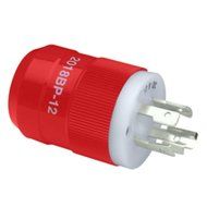 Marinco 2018BP-12 Locking Charger Plug (Male) - Red consumer electronics
