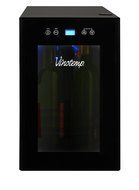 Vinotemp VT-8TEDTS-ID 8-Bottle Thermoelectric Wine Cooler, Black