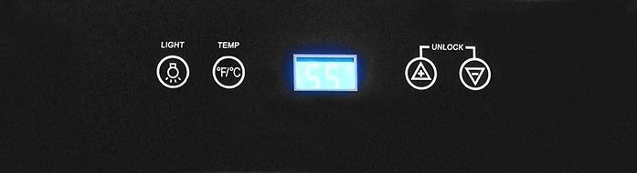 Vinotemp VT-8TEDTS-ID 8-Bottle Thermoelectric Wine Cooler, Black N2