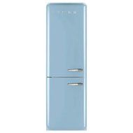 Smeg FAB32UPBLN 24" 50's Retro Style Bottom Freezer Refrigerator with 10.74 cu. ft. Capacity No Frost Fast-Freezing...