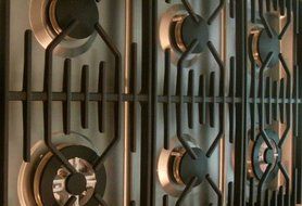 NEW 36" HTRT366NG SLIDE IN COOKTOP NATURAL GAS 6 BURNER STAINLESS STEEL W/ Bonus Griddle N8
