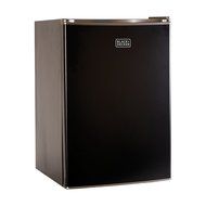 BLACK+DECKER BCRK25B 2.5 Cu. Ft. Energy Star Refrigerator with Freezer, Black