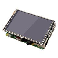 OSOYOO Raspberry Pi 3 3.5&rdquo; LCD Touch Screen Display Monitor + Clear Case + 2PCS Cooling Heat... N4