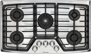 Electrolux : EW36GC55GS 36 Gas Cooktop with 5 Sealed Burners - Stainless Steel