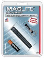 MAGLITE Solitaire Single Cell Handy Torch - Lamp - AAA - Aluminum Casing - Black / K3A016 /