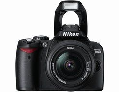 Nikon D40 6.1MP Digital SLR Camera Kit with 18-55mm f/3.5-5.6G ED II Auto Focus-S DX Zoom-Nikkor Lens N4