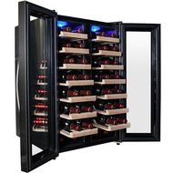 AKDY&reg; 28 Bottle Single Zone Thermoelectric Stainless Steel Freestanding Wine Cooler Cellar Chiller Refrigerator... N14