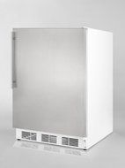 Summit FF7SSHVADA: ADA compliant commercial all-refrigerator for freestanding use, with white cabinet, stainless... N3