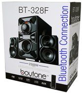 Boytone BT-328F, 2.1 Wireless Bluetooth Multi Media speaker, powerful home theater speaker systems, FM Radio,... N2