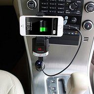 PowerLead Ckit PCK023 Wireless FM Transmitter, Stream Music for Car Stereo System for Smartphone, iPad/iPod, Tablet... N16