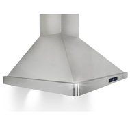 Golden Vantage 36" Kitchen Stainless Steel Wall Mount Range Hood LED Touch Control Panel w/ Baffle Filters GVBI... N2
