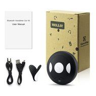 GizmoVine Mini Bluetooth 4.0 Receiver With Aux Radio Car Adapter, Hands-free Calling and Music Streaming iPhone... N12