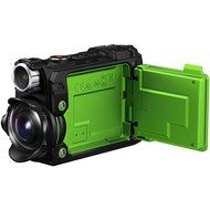 Olympus Stylus TG-Tracker Waterproof 4K Action Cam Green Accessory Bundle includes Camera, 43" Telescopic Selfie... N8