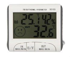 Weather Station Forecast Thermometers Home/Garden Indoor/Outdoor Humidity Clock