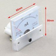 RioRand 0~300MA DC Analog Mechanical Current Meter Panel Pointer Amper Amp Meter N2