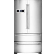 Fugor Milano Stainless Steel 36 Inch Wide 20.8 Cu. Ft. French Door Counter Depth Refrigerator with External Touch... N2