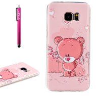 Galaxy S7 Edge Case, Firefish [Fashion Style] [Anti-slip] Ultra Slim Exact Fit Lightweight Flexible TPU Soft Back... N94