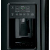 GE GSE25HGHBB 25.4 Cu. Ft. Black Side-By-Side Refrigerator - Energy Star N4