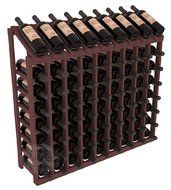 Wine Racks America Ponderosa Pine 9 Column 8 Row Display Top Kit. 13 Stains to Choose From! N5