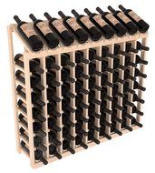 Wine Racks America Ponderosa Pine 9 Column 8 Row Display Top Kit. 13 Stains to Choose From! N7