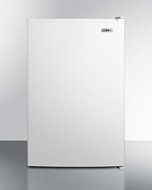 Summit FS603 22" Compact Upright Freezer with 5 cu. ft. Capacity Adjustable Thermostat Wire Shelves and Manual...