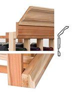 4 ft. Molding w OG Base &amp; Crown (Prime Mahogany - Dark Walnut Stain)