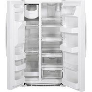 GE GSE25GGHWW 25.4 Cu. Ft. White Side-By-Side Refrigerator - Energy Star
