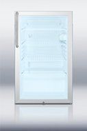 Summit SCR450L7CSSADA 20&quot; Commercially Approved &amp; ADA Compliant Compact Refrigerator with 4.1 Auto Defrost Interior... N2