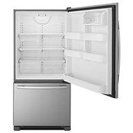 Amana ABB2224BRM 21.9 Cu. Ft. Stainless Steel Bottom Freezer Refrigerator - Energy Star N9