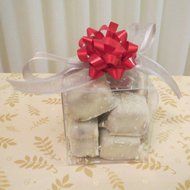 LNKEY 50 PCS Clear Favor Boxes 3x3x3 Inch for Cupcake Wedding Party Favors,Clear N3