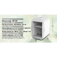 RUIMI 4L Mini Fridge Portable refrigerator Cooler and Warmer Compact Single Door Car, RV or Boat also for Home... N17