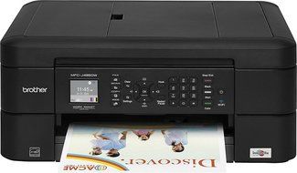 Brother - MFC-J485DW Wireless All-In-One Printer - Black N2