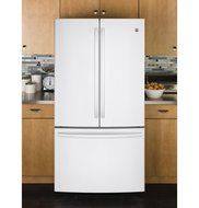 GE White French-Door Bottom Freezer Refrigerator N6
